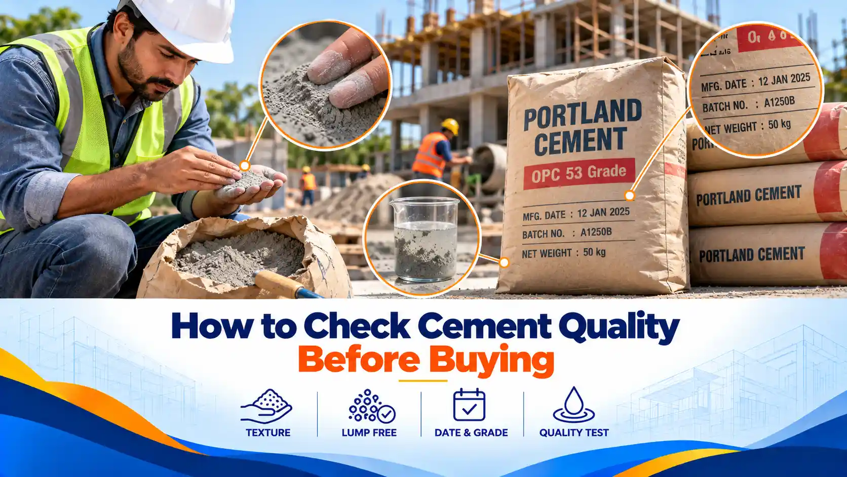How to Check Cement Quality Before Buying: A Simple Guide
